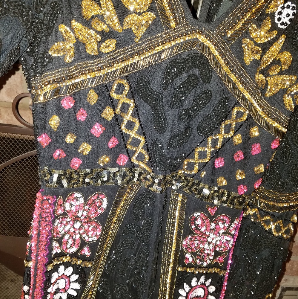 River Island Embellished Kimono Sleeve Playsuit - Picture 2 of 4